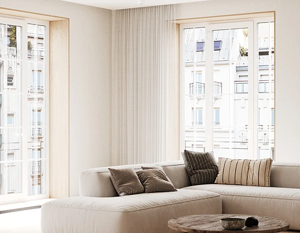 LIVING ROOM AND KITHEN&nbsp;MINIMALISTIC