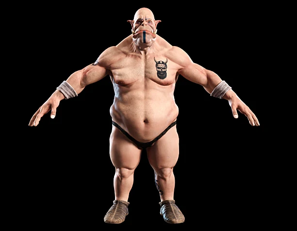 Ork. low poly