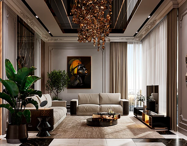 Livingroom design by Adil.