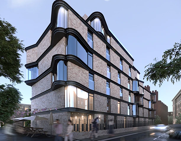 3D-визуализация апартаментов в Лондоне/3D visualization of the apartment building in London