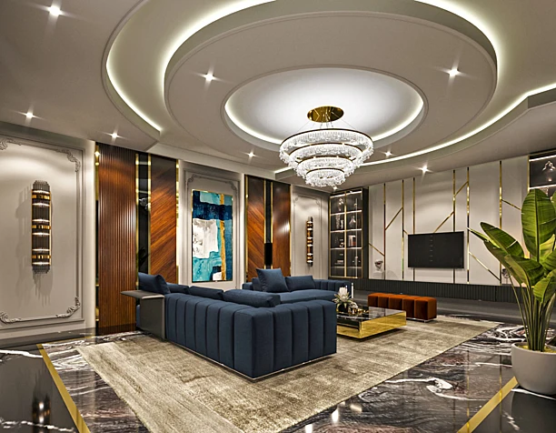 neoclassic, livingroom