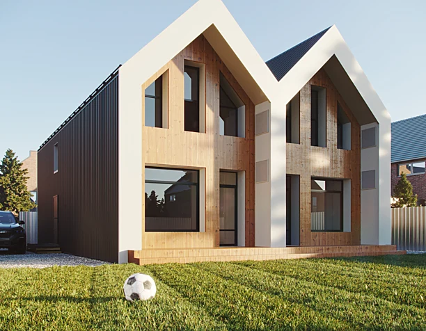 Double House 2 (сделано по референсу)