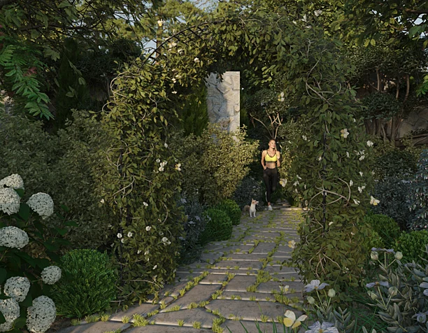 Walk in the garden