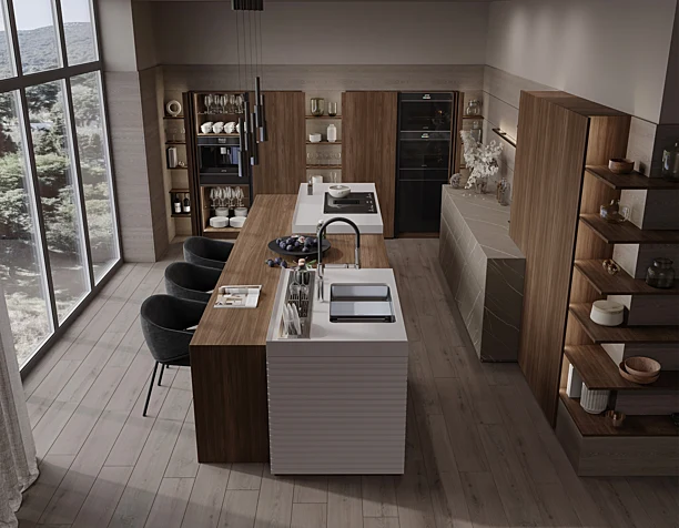 3D VISUALIZATION | KITCHEN "SPACE LINE"
