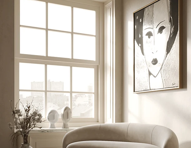 Neutral decor minimalist interior