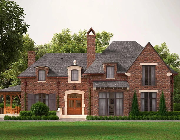 3D visualization two-storey house