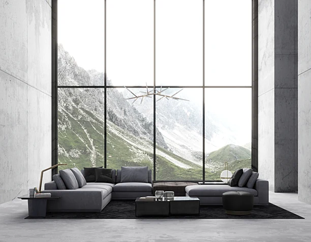 living room (сделано по референсу)