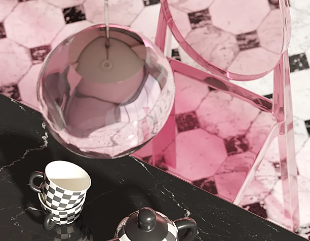 Pink kitchen