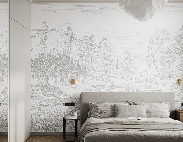 bedroom visualization 20m2
