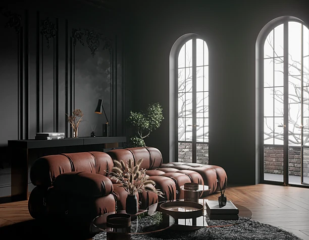 Interior in winter