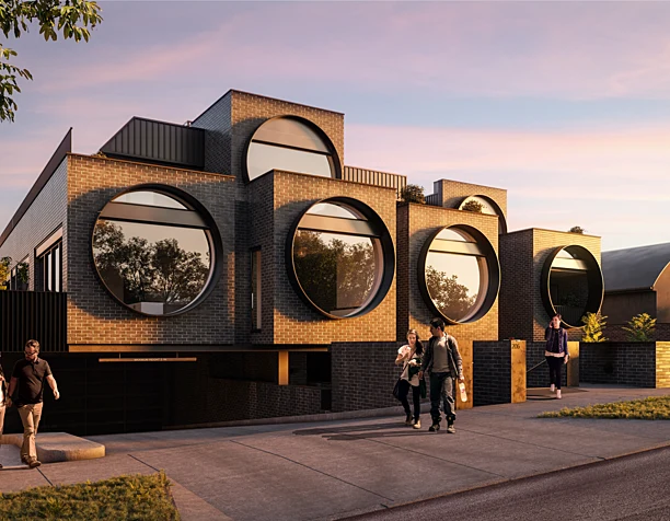 Cirqua Apartments (by BKK Architects)(сделано по референсу)