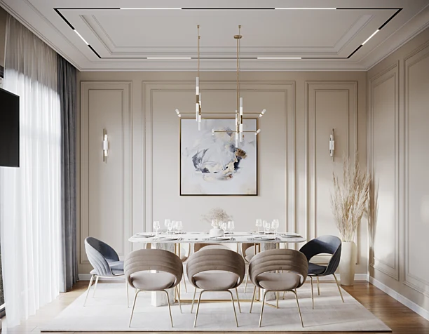 Neo classic dining room