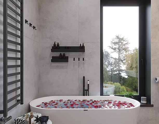 Gray Bathroom
