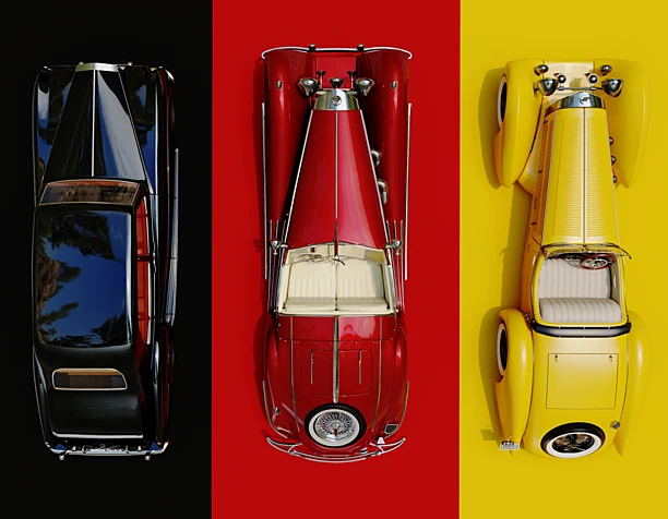 Set of cars