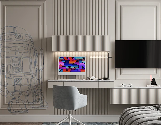 Apartments in the neoclassical style (92.4 m2)
