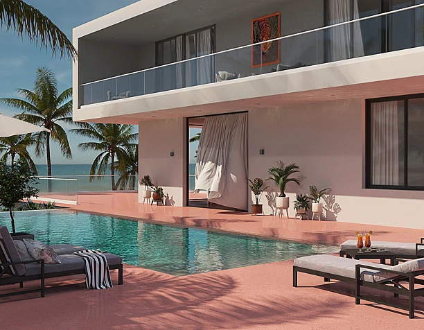 Hotel by the sea