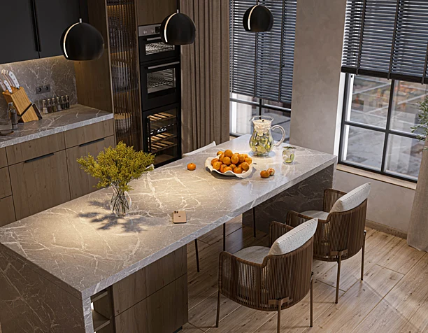 Interior design in modern style