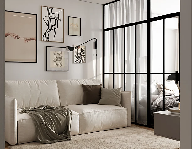 Living room for a young lady