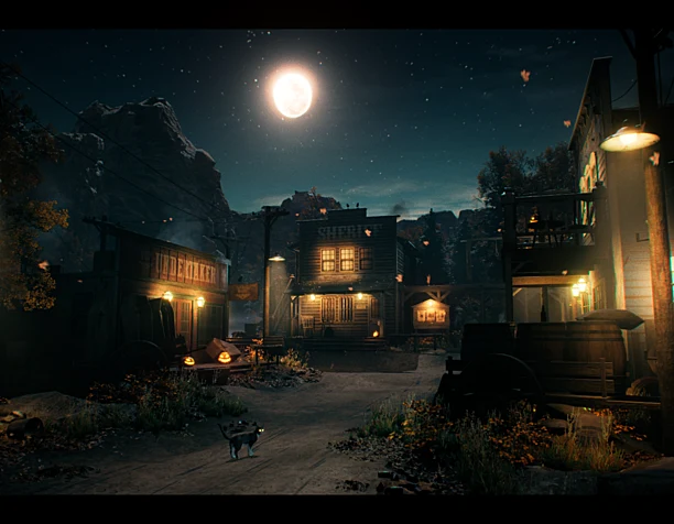 Wild West Helloween- 3D Scene