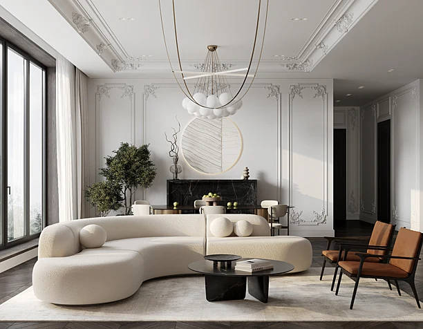 kitchen-living room