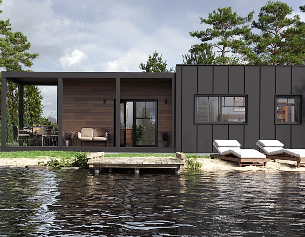 modular lake house