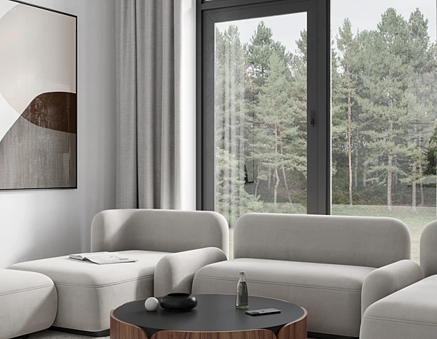 Bright living room