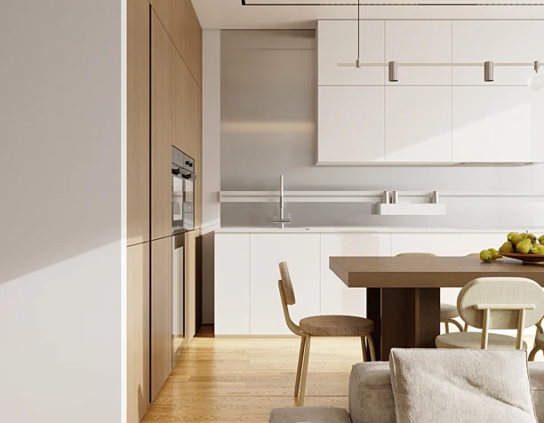 Petrovsky kvartal 114 / kitchen / living room / bedroom