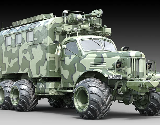 3д модель ЗИЛ-157_КУНГ.