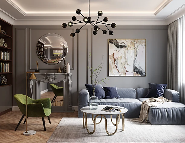 Living room (сделано по референсу)