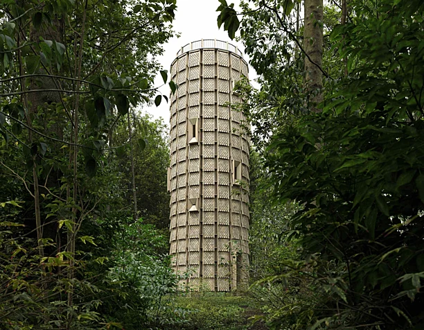 Observation tower.