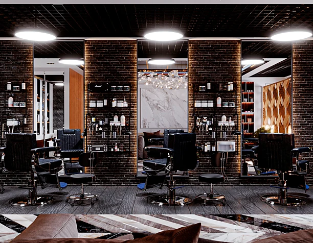 Beauty salon in Modern and Loft style