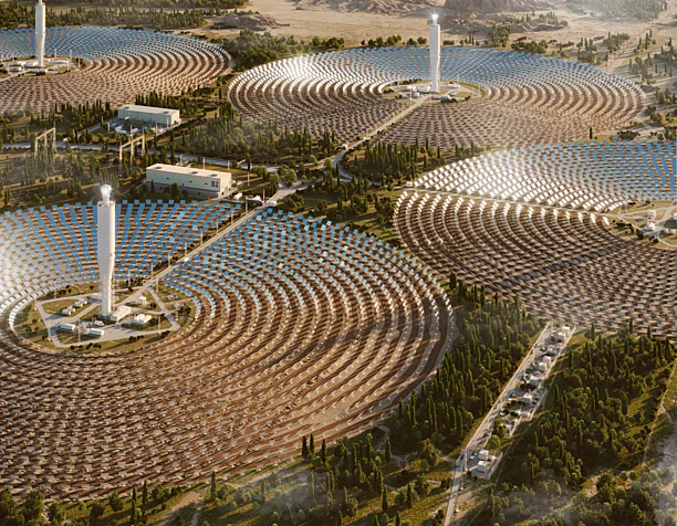 B1-B2 solar thermal power plant