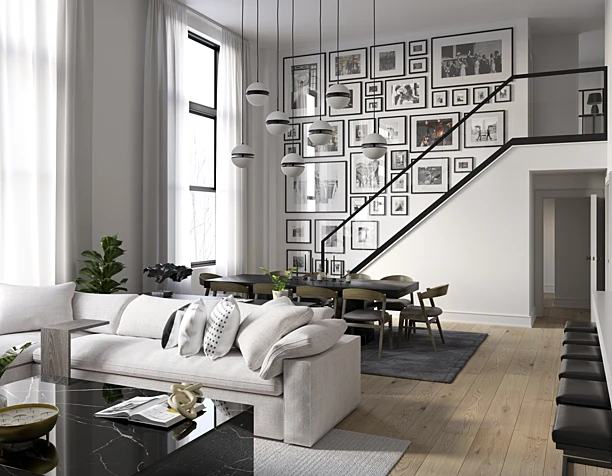Lincoln Park Japandi Loft (сделано по референсу)