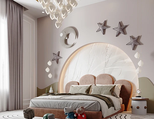 Interior bedroom Cipria Edra (сделано по референсу)