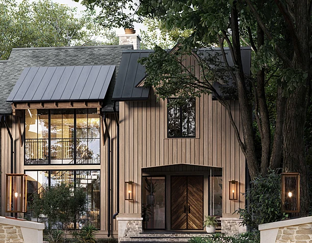 Modern family home in suburban Chicago (сделано по референсу)