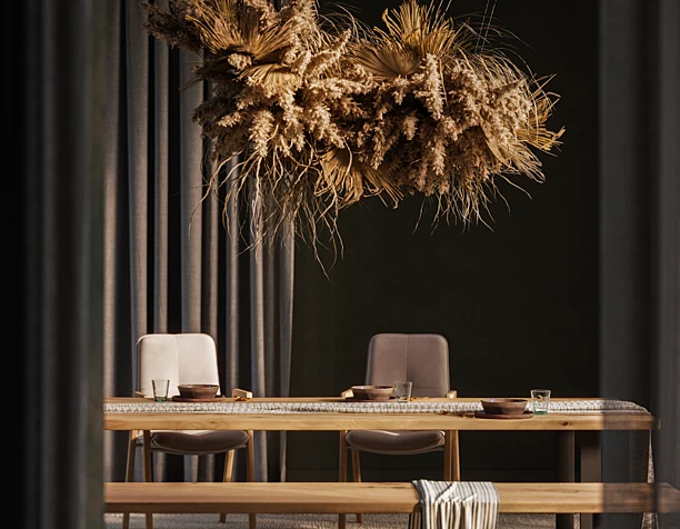 DINING TABLE 3D RENDERING FOR MANUFACTURER