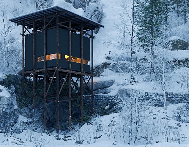 ZINC MINE GRUVEKAFE by Peter Zumthor