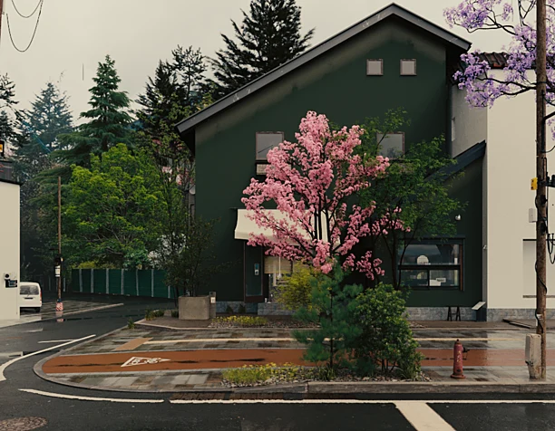 hanami, plum rain