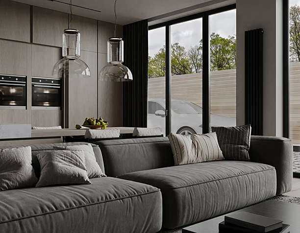 Living room of a country house
