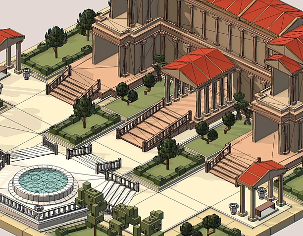 greece ethnic buildings