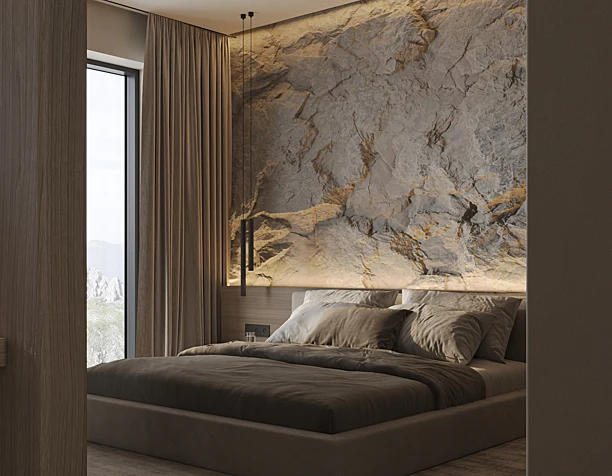 Modern master bedroom