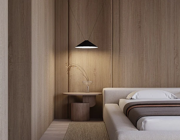 Wood Light Bedroom