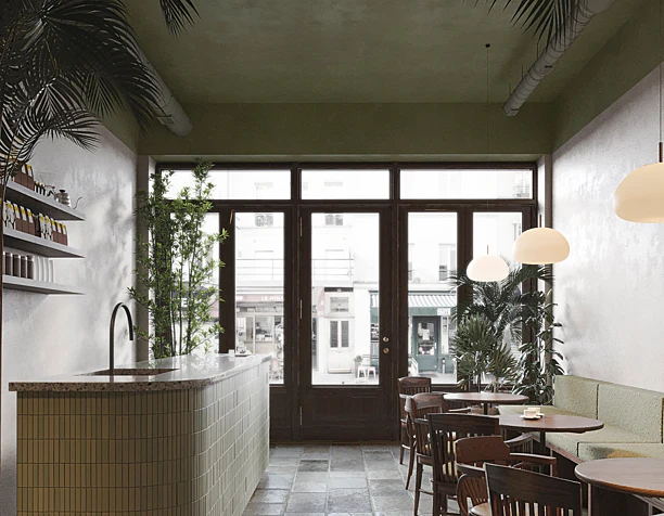 Green cafe