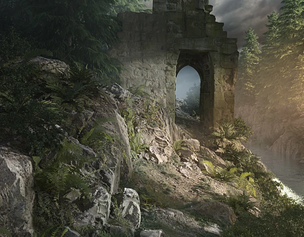Ruins in the forest