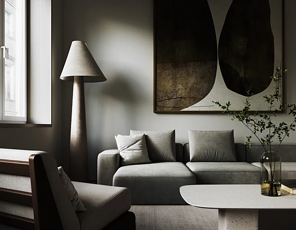 Beige livingroom