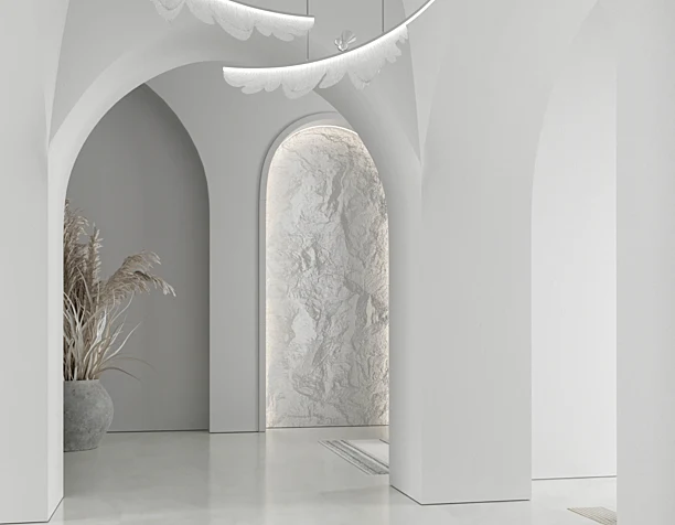 White interior