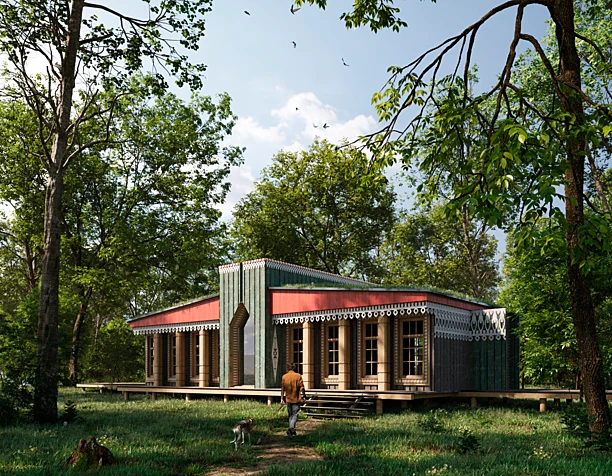 Дом в лесу