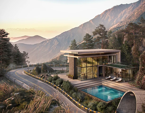 HOUSE IN THE  MISTY MOUNTAINS