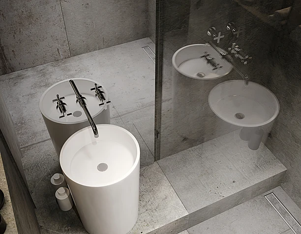 Concrete bath