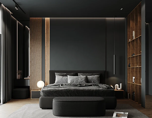 Dark Bed Room